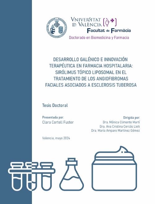 Thesis cover page Clara Cortell